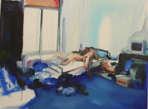 Modrý pokoj (2012), 110 x 150cm