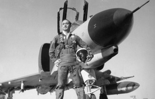 In 1976, Iranian Air Force Major Parviz Jafari, now a retired general, was sent to investigate a brilliant, diamond-shaped object over Tehran in his F-4 Phantom Jet. Credit: courtesy of Parviz Jafari